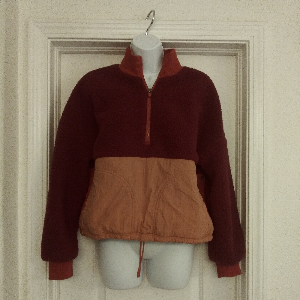 Fabletics Fleece Half Zip Pullover Sweatshirt - image 1